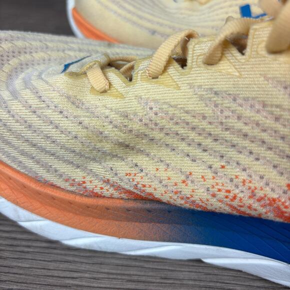 Hoka One One M Mach 5 Running Shoes Men's 10D Yellow White Sneakers 1127893 IVOR - Picture 13 of 13